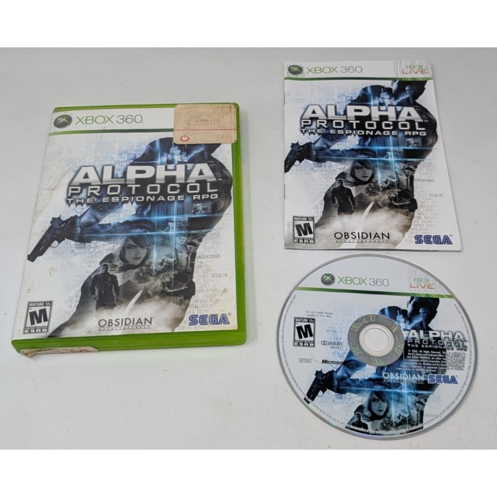 Alpha Protocol (Microsoft Xbox‎ 360, 2010) CIB Complete